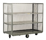 metal storage with wheels